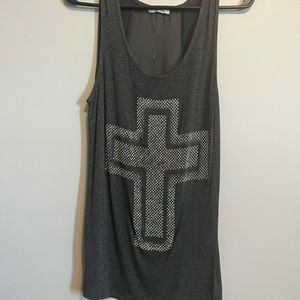Edgy Cross Tank